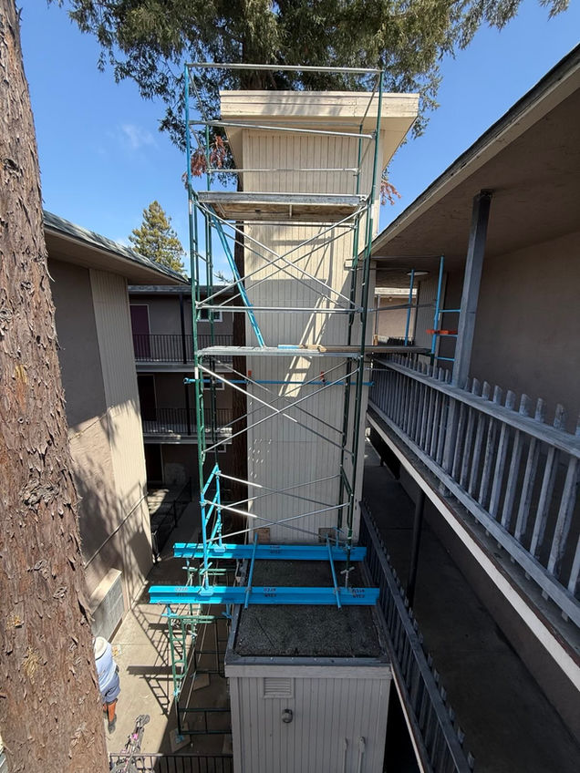 Apartment Building Stairwell