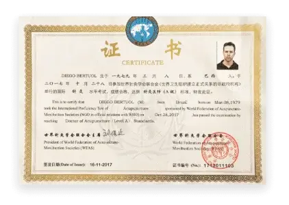 Treinamento em Acupuntura Pequim China