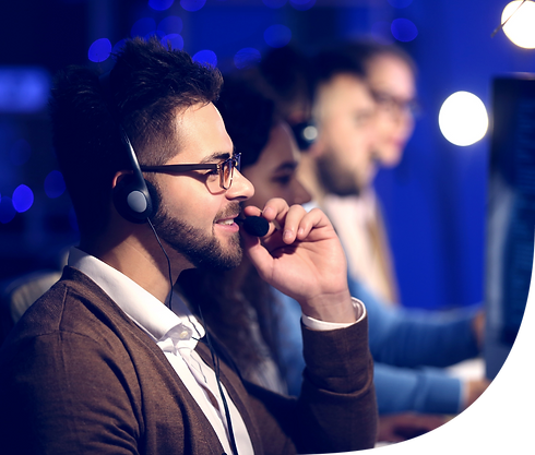 Atendentes de suporte