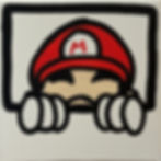 Melkio "Mario" Serie Mini Vision 20x20 cm tecnica mista  2025