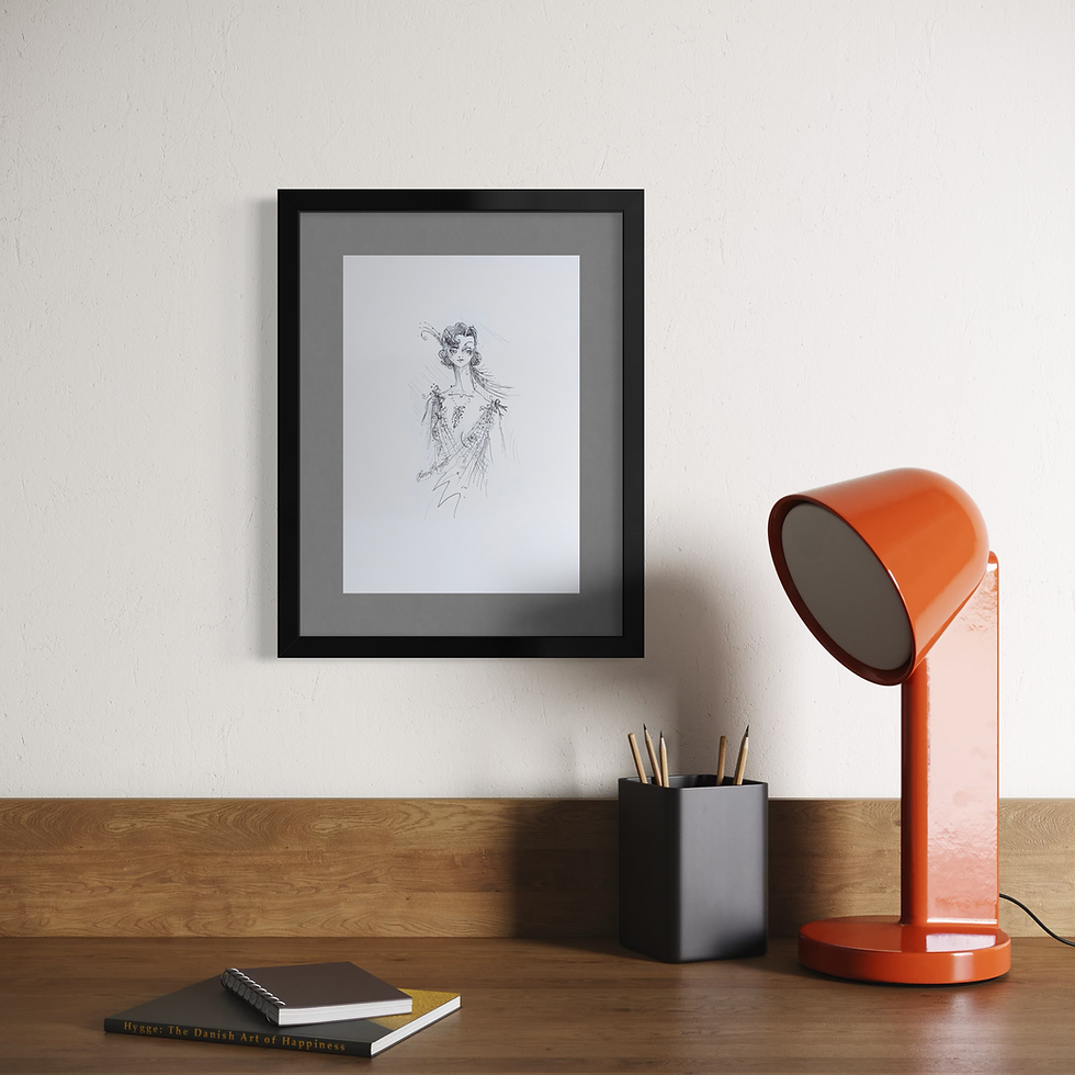 Dario Princiotta "Senza Titolo" 30x21 cm bozzetto su carta 2026