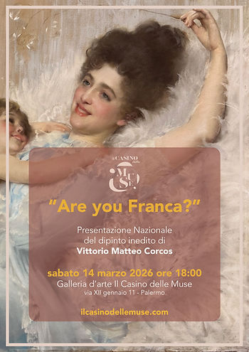 LOCANDINA EVENTO "ARE YOU FRANCA?" Giuseppe Carli il casino delle muse