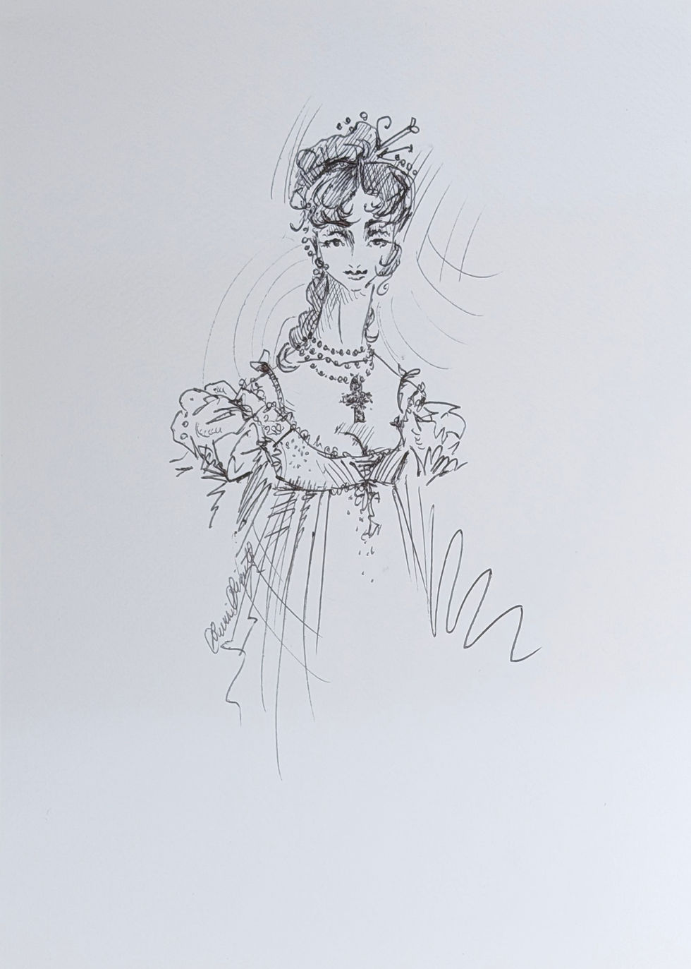 Dario Princiotta "Senza Titolo" 30x21 cm bozzetto su carta 2026