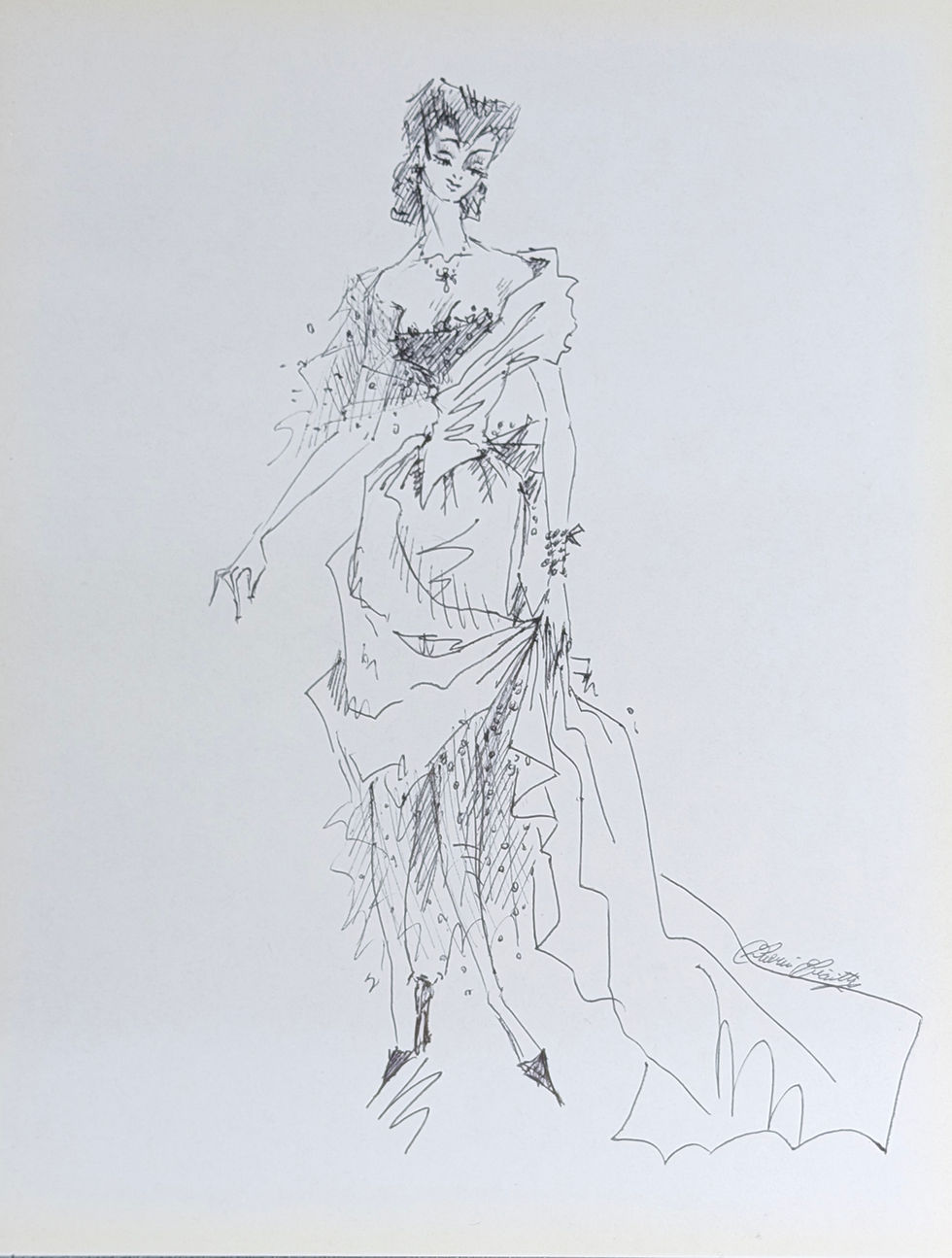 Dario Princiotta "Senza Titolo" 36x28 cm bozzetto su carta 2026