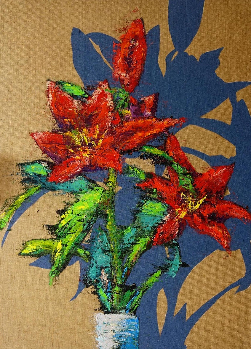 Hannu Palosuo "N 4" 110x80 cm tecnica mista su juta 2024