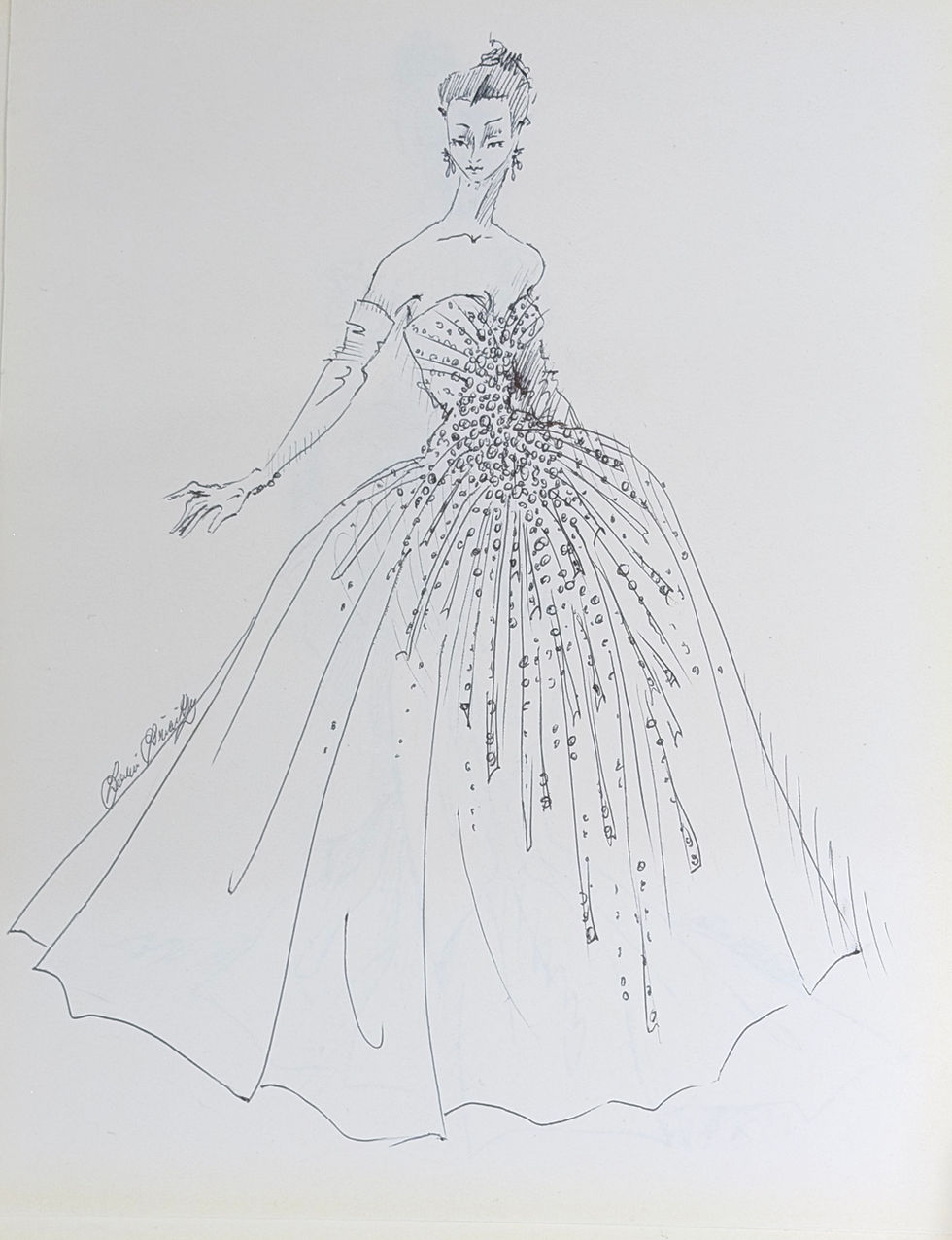 Dario Princiotta "Senza Titolo" 36x28 cm bozzetto su carta 2026