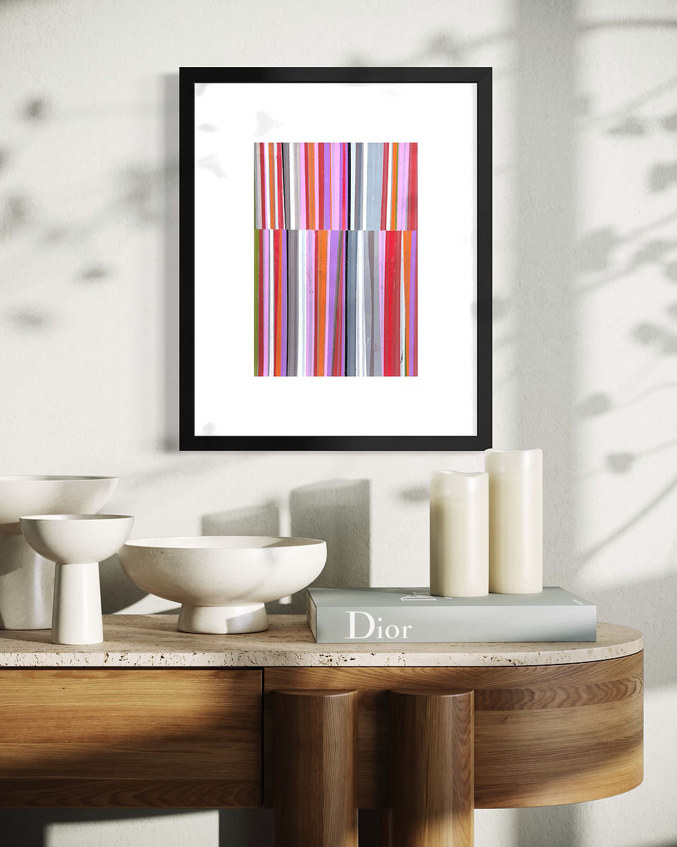 Cino Angioni - Righe verticali