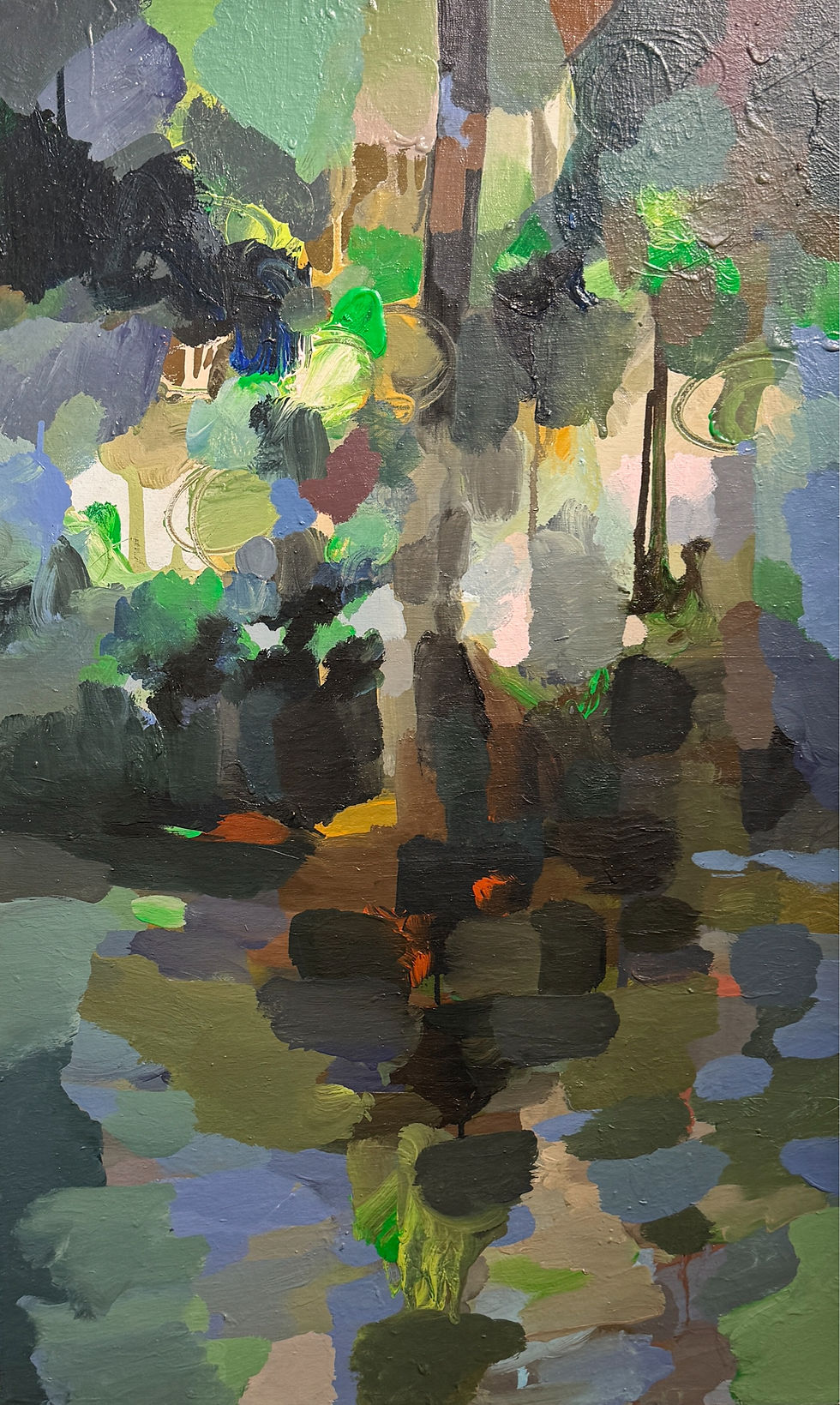 Roberto Fontana "No 38" 87x54 cm tecnica mista su tavola 2022