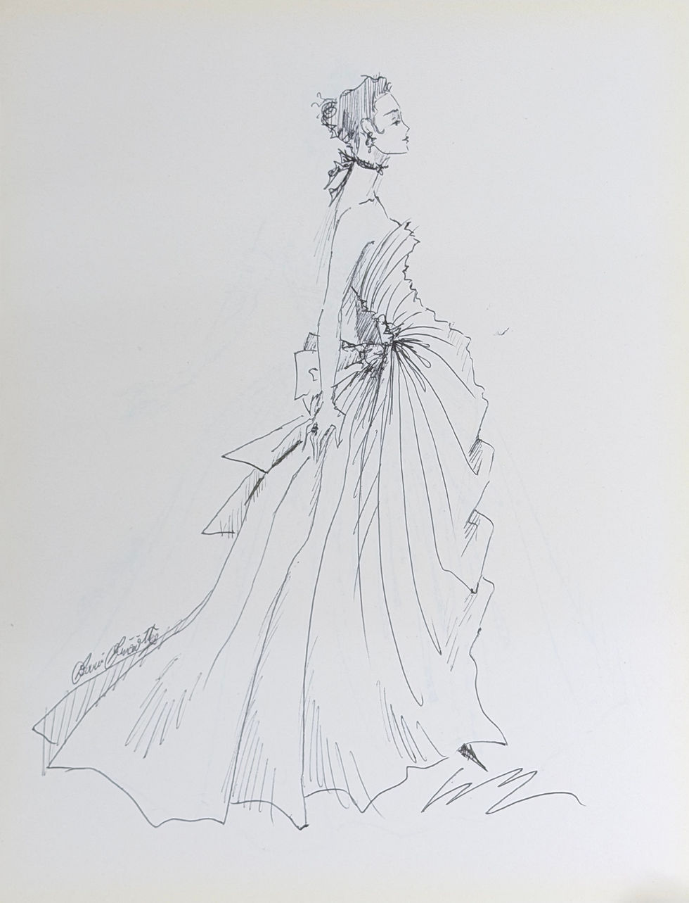 Dario Princiotta "Senza Titolo" 36x28 cm bozzetto su carta 2026