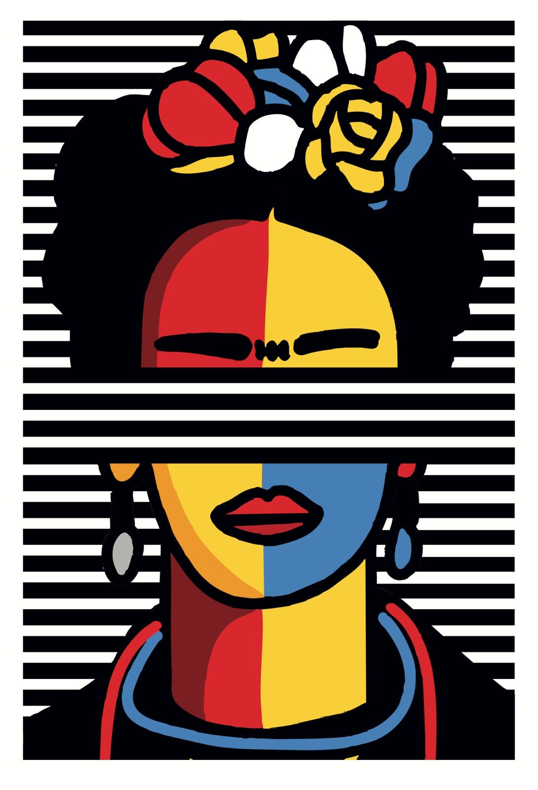 Melkio "Frida" 48x33 cm digital fine art 2025