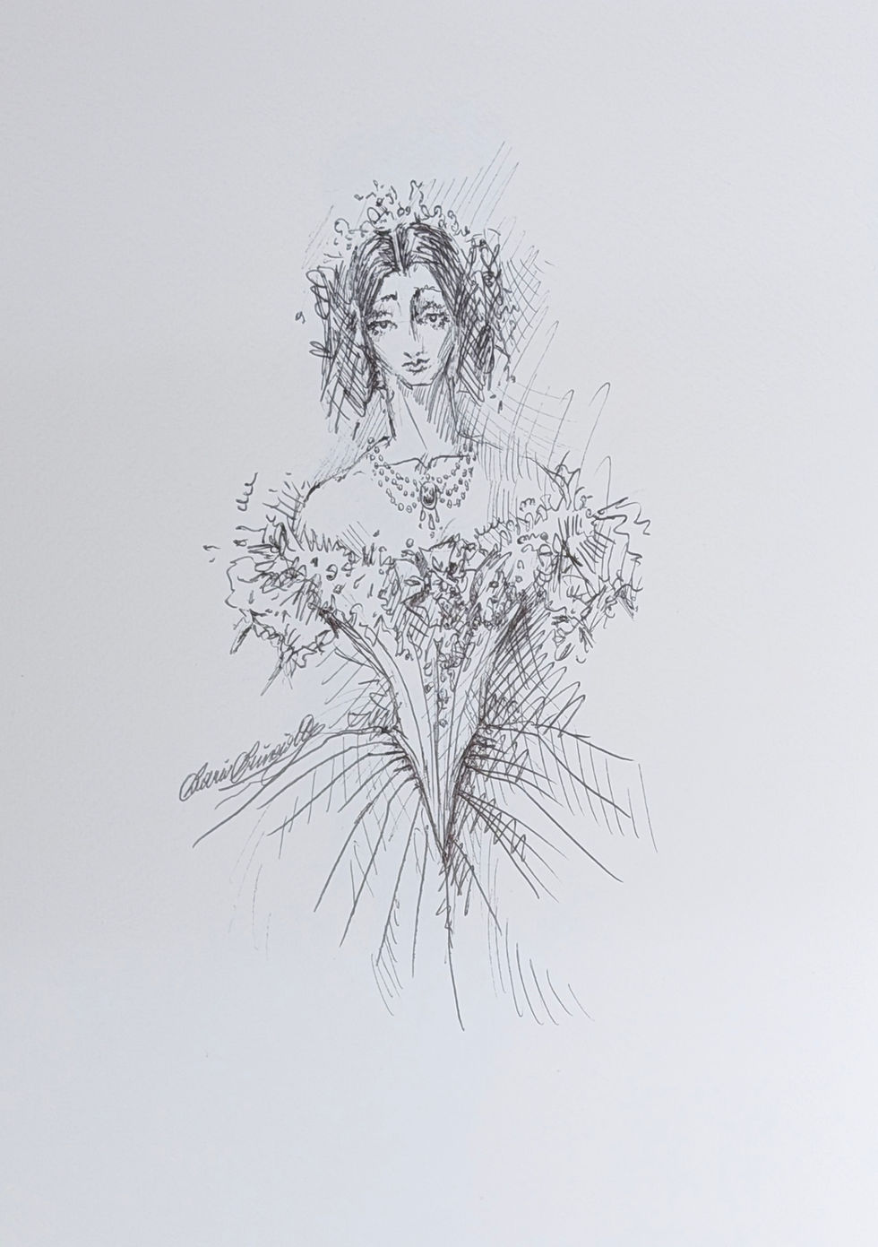 Dario Princiotta "Senza Titolo" 30x21 cm bozzetto su carta 2026