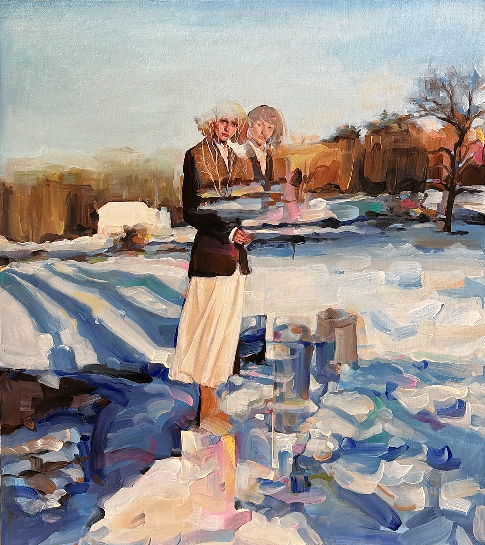 Immenso Evita Andujar 90x80 cm  acrilico su tela 2021