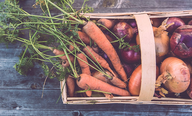 Panier de légumes biologiques