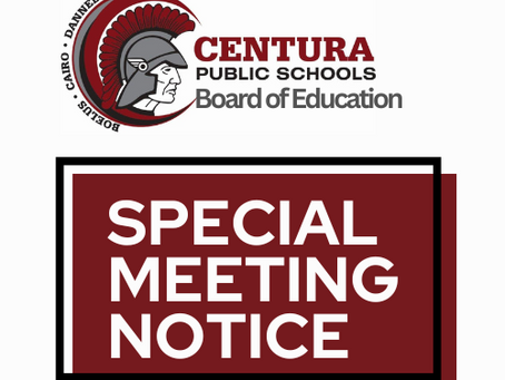 Wednesday, March 15 BOE Special Meeting, 7:30pm