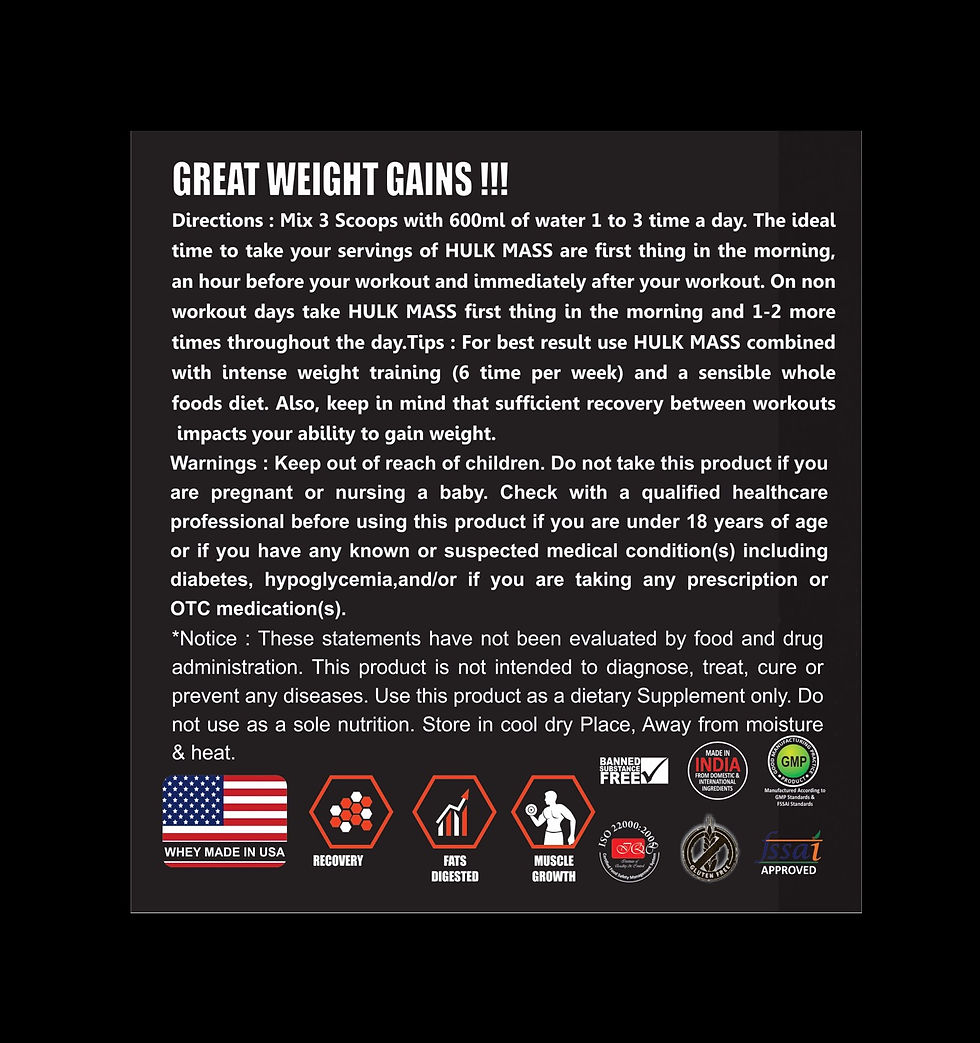 Thumbnail: HULK MASS isoscoop Nutrition 
