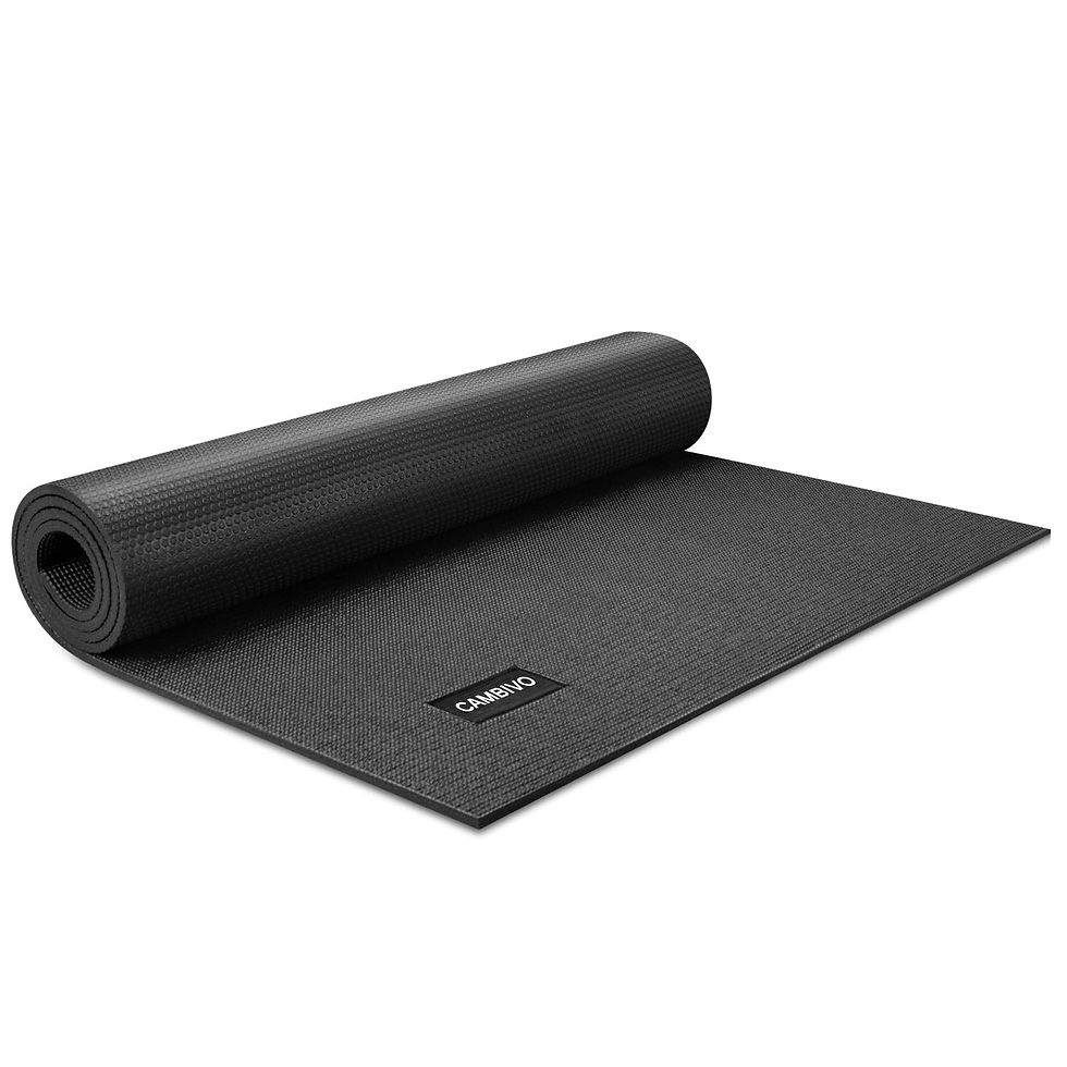 CAMBIVO - Yoga Mat for Women and Men, Extra Long and Wide Exercise Mat(84" x