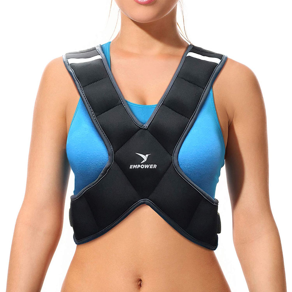EMPOWER - Weighted Vest for Women - Workout Vest - Fixed 8lbs or Adjustable