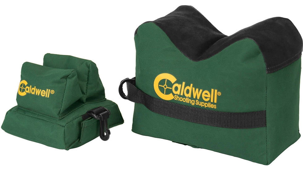 CALDWELL - DeadShot Boxed Combo Front and Rear Bag with Durable Construction