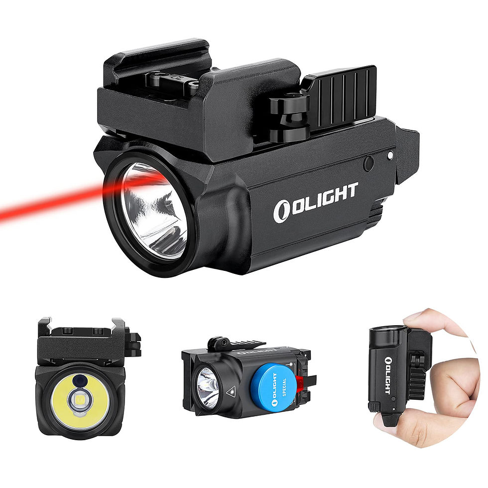 OLIGHT - Baldr RL Mini 600 Lumens Compact Rail Mounted Weaponlight with Red