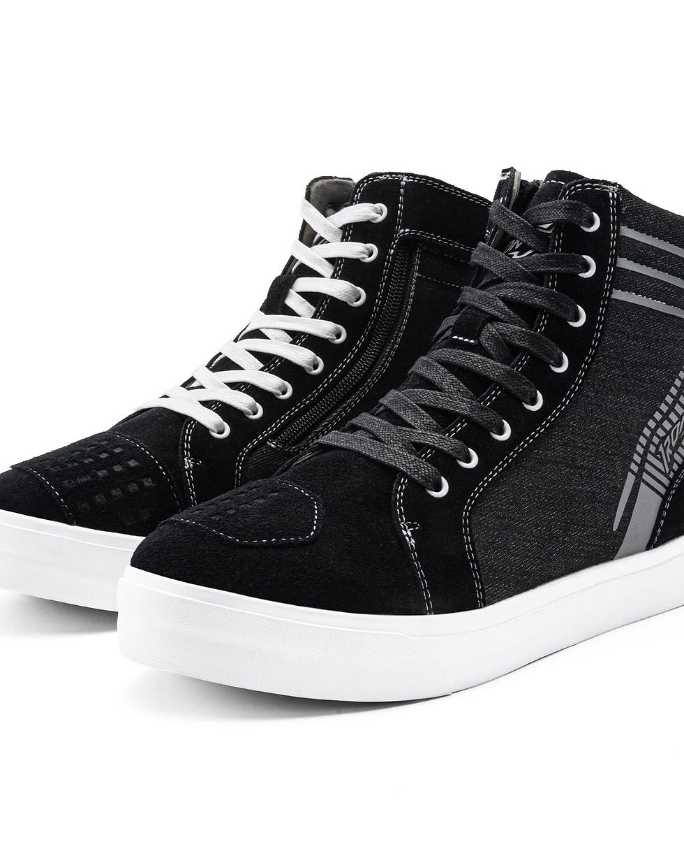 IRON JIA'S - Motorcycle Shoes for Men, Anti-Slip Breathable Street Casual