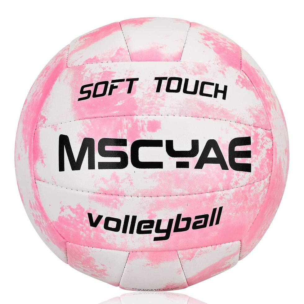 MSCYAE - Faux Leather Volleyball, Official Size 5, 9.8oz, Ideal