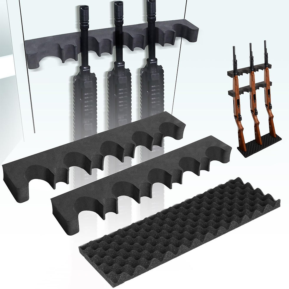 ADOREAL - 2 Pack Gun Rack for Gun Storage, Gun Safe Accessory for Rifles