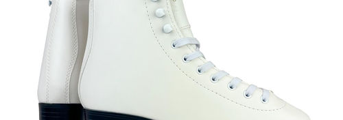 AMERICAN ATHLETIC - Shoe Girl's American Leather Lined Figure Skates, White, 13