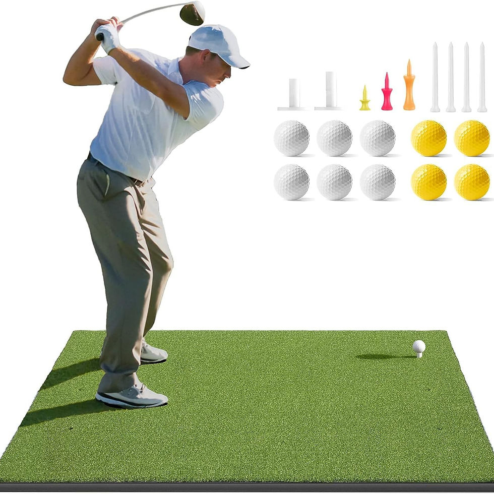 GOLFGURU - Golf Mat, 5x4ft 31mm Artificial Turf Golf Hitting Mats Practice