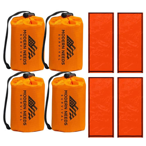 MODERN NEEDS - - Emergency Sleeping Bag – Thermal Blankets for Survival |