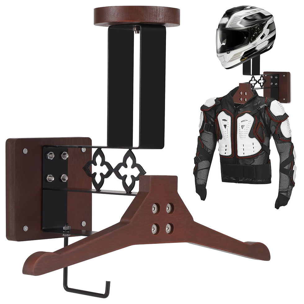 CKPART - Upgraded Motorcycle Helmet Holder Wall Mount, Tactical Gear Holder