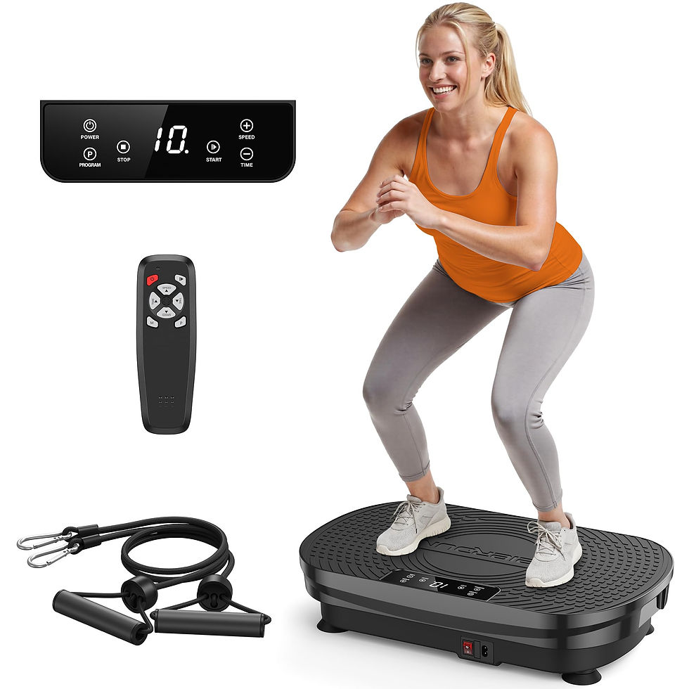 FEIERDUN - Vibration Plate Exercise Machine, Vibration Plate for Lymphatic