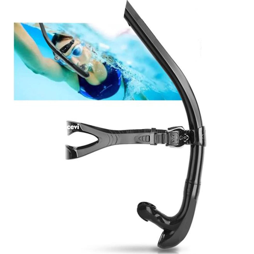 FOCEVI - Swim Snorkel for Lap Swimming,Adult Swimmers Snorkeling Gear