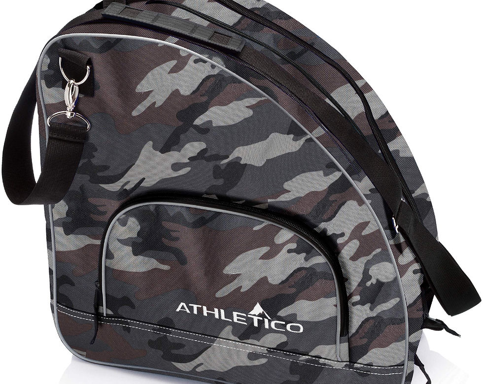 ATHLETICO - Ice & Inline Skate Bag - Premium Bag to Carry Ice Skates, Roller