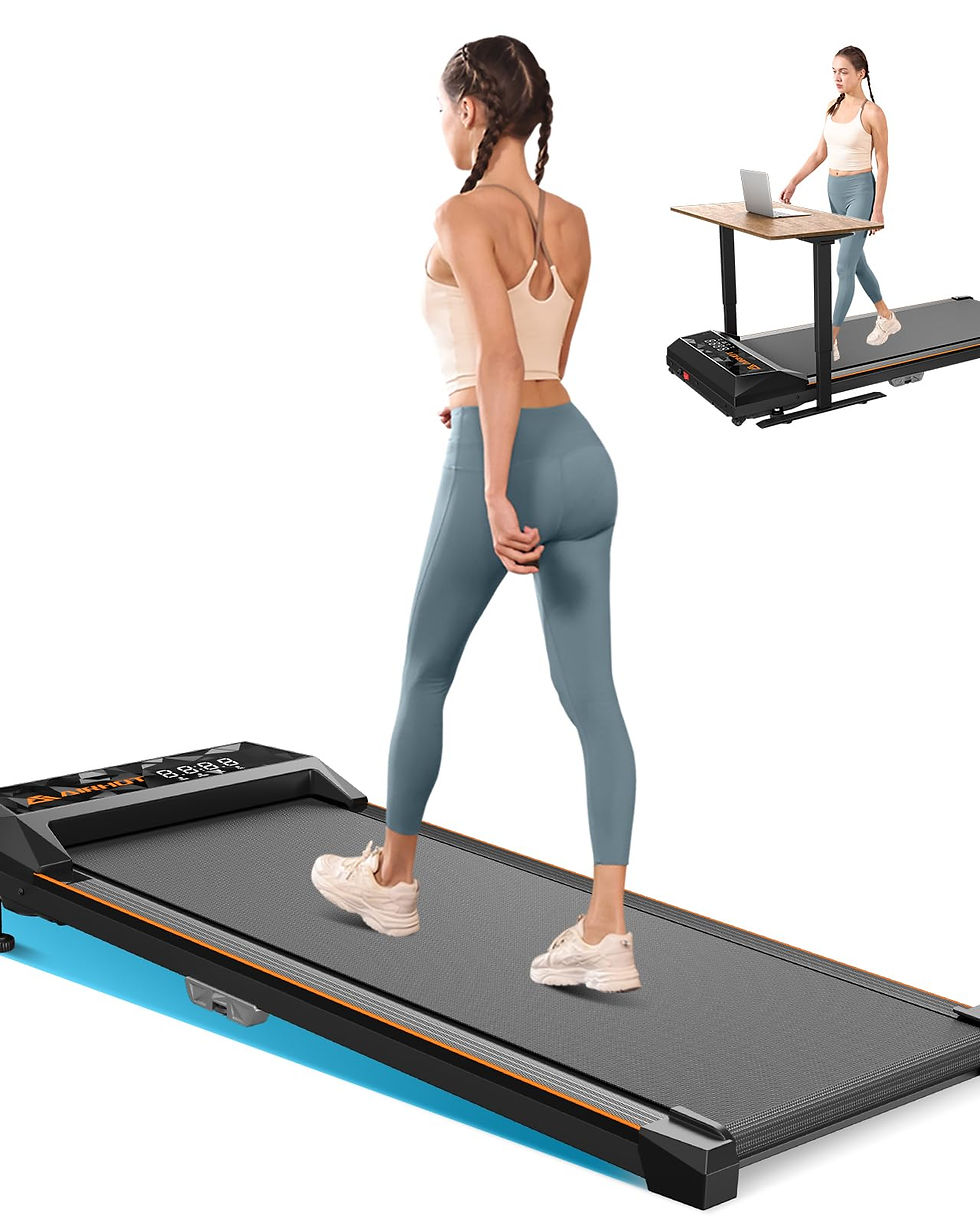 AIRHOT - Walking Pad with Incline, Under Desk Treadmill, Portable Treadmills