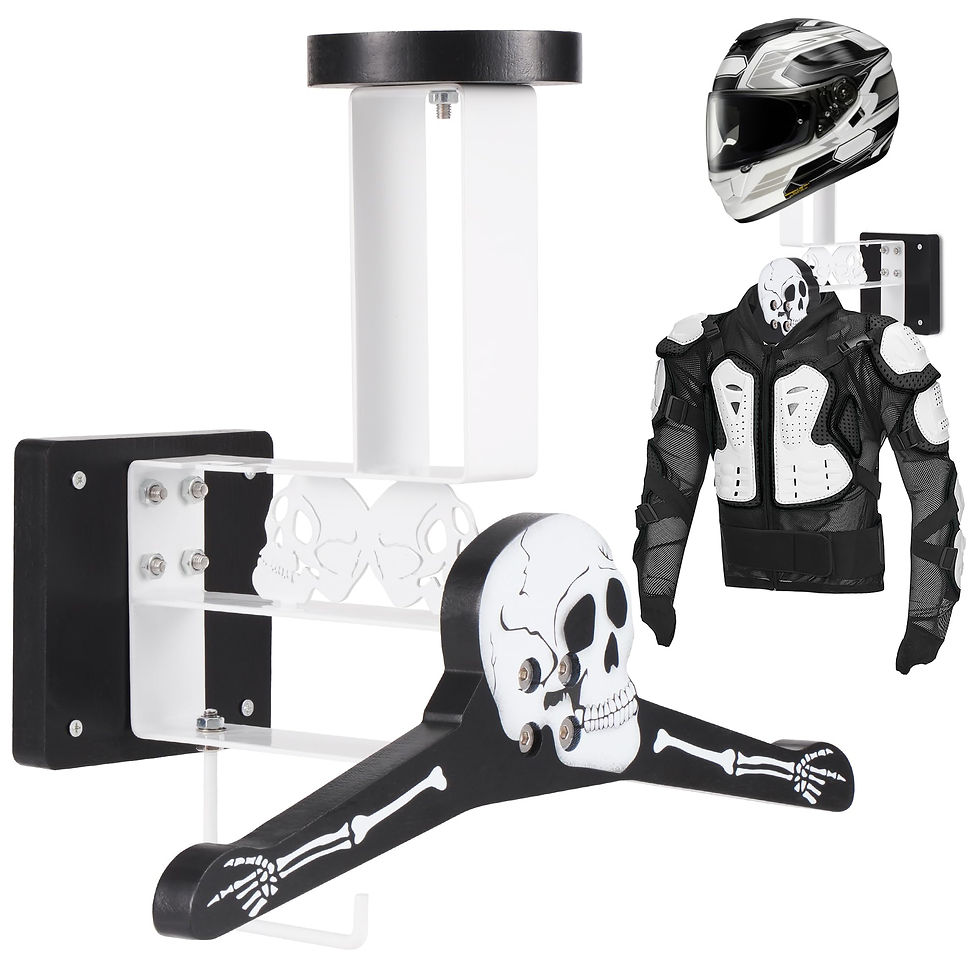 CKPART - Upgraded Motorcycle Helmet Holder Wall Mount, Tactical Gear Holder