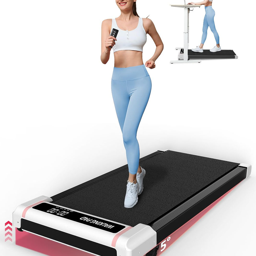 MANBAOUT - Walking Pad Treadmill with Incline,Under Desk Treadmill