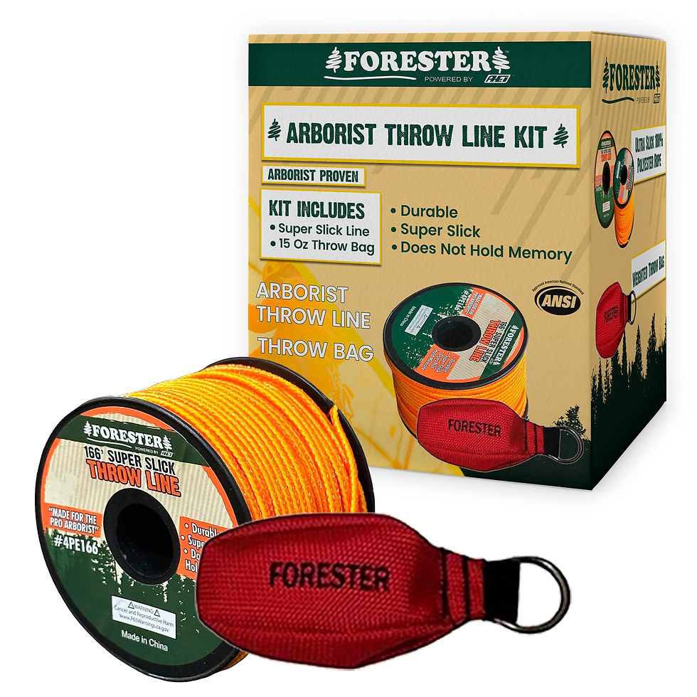 FORESTER - Arborist Throw Line Kit - Ultra Slick 100% Polyester Rope