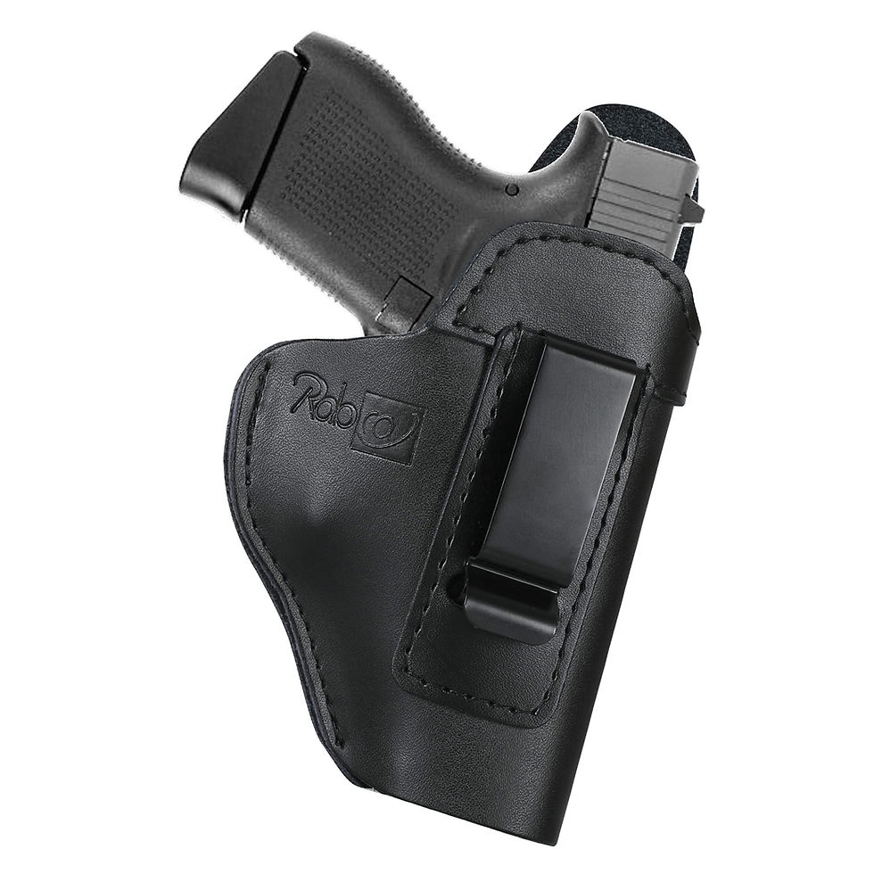RABRAY - IWB Leather Holster, Inside Waistband Carry Gun Holster Compatible
