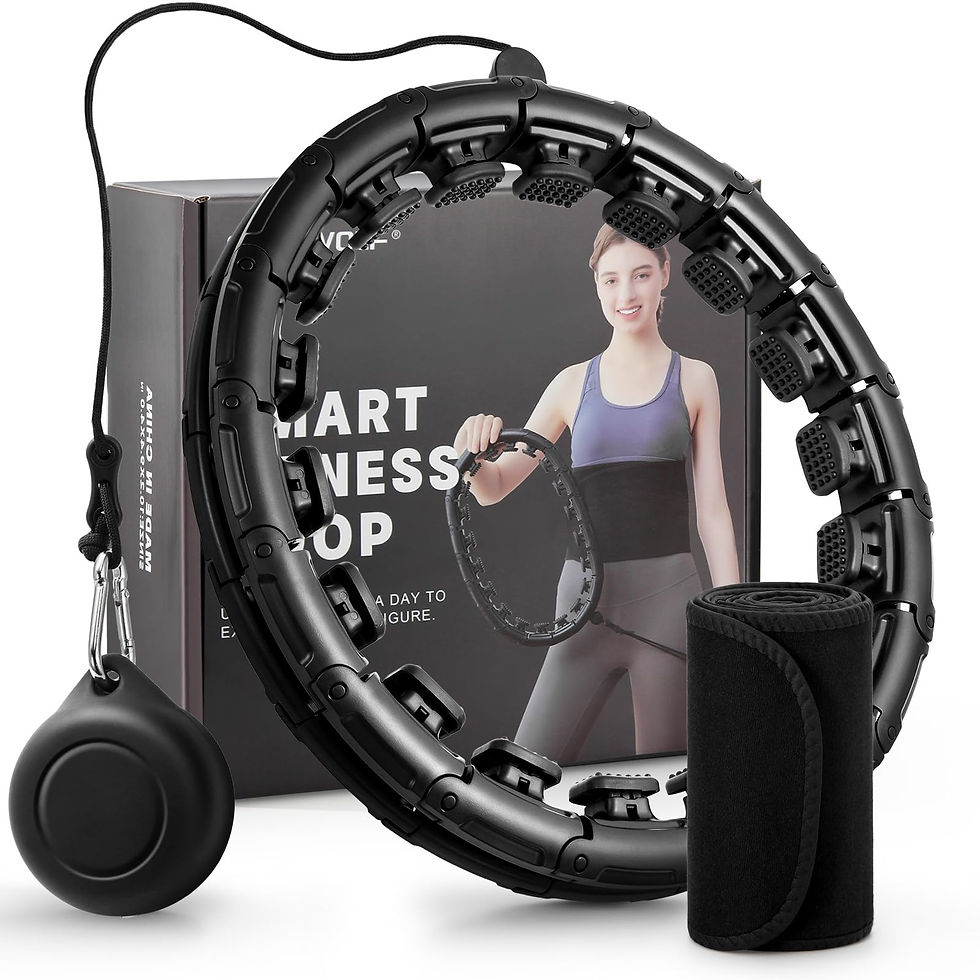 CUTEWOLF - Infinity Hoop with Sweat Belt, Weighted Hula Smart Fitness Hoop