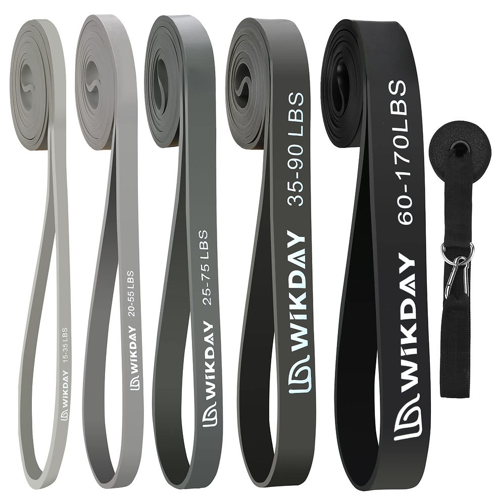 WIKDAY - Resistance Bands, Pull Up Bands, Workout Bands for Exercise, Thick