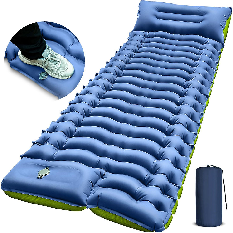 YUZONC - Camping Sleeping Pad, Ultralight Inflatable Sleeping Mat