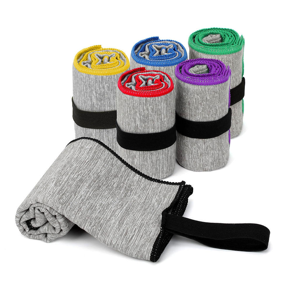 NUOYEE - 6 Pack Gym Towels Microfiber Quick Dry Men Women Working Out Gear