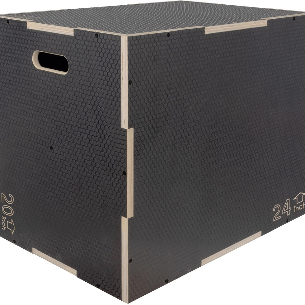 FITVIDS - 3 in 1 Non-Slip Wooden Plyo Box Plyometric Box Jumping