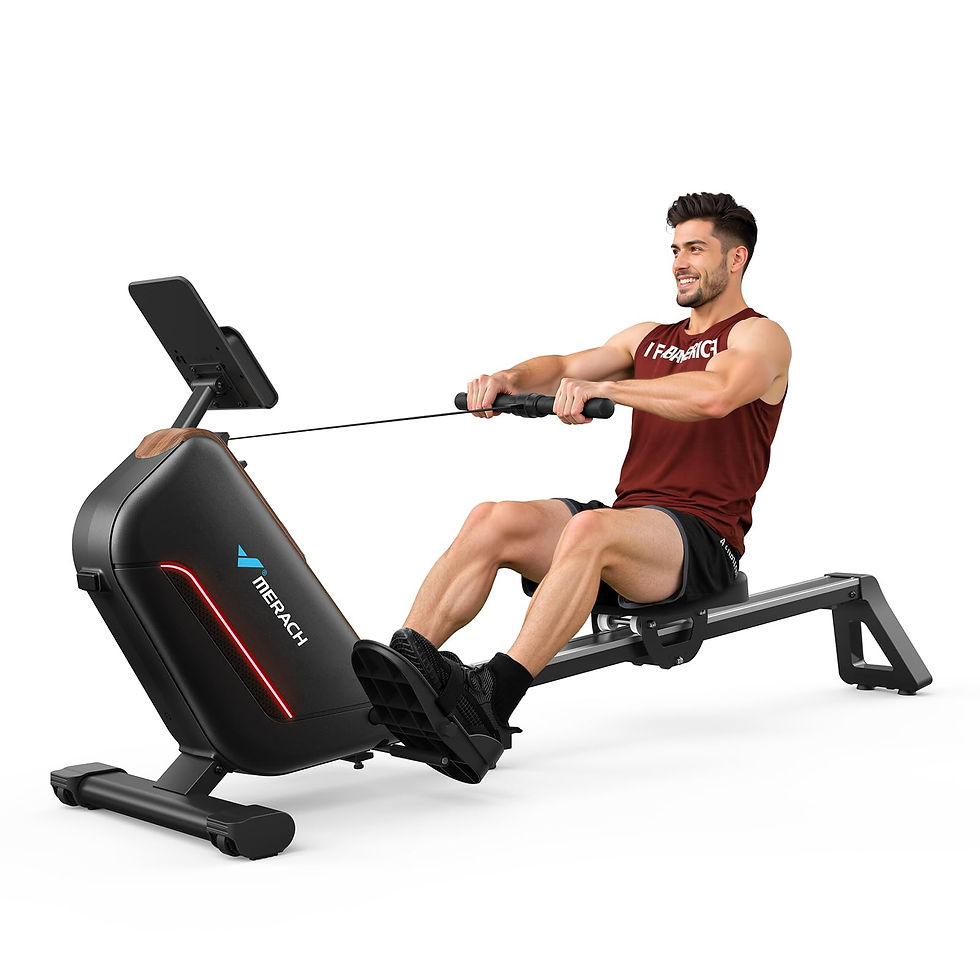 MERACH - Rowing Machines for Home, Powerful Electromagnetic Row Machine