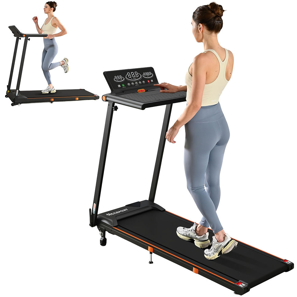 HCCSPORT - Treadmill with Home, Foldable Treadmill with Incline, Removable