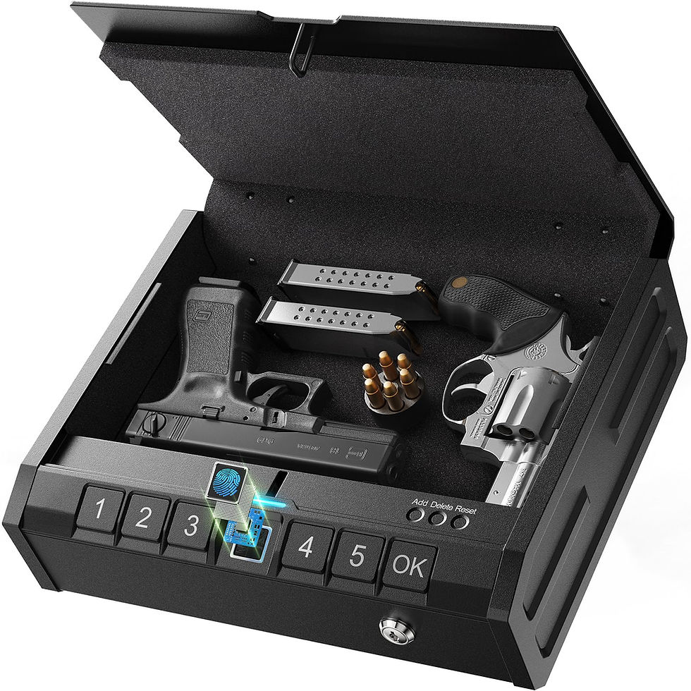 ONNAIS - Iron SE Gun Safe - Biometric Gun Safe for Pistols, Quick-Access