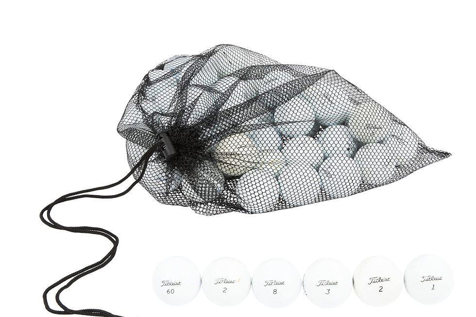 CLEAN GREEN GOLF BALLS - 50 Golf Ball Mix of Titleist Pro V1 and Pro V1x.