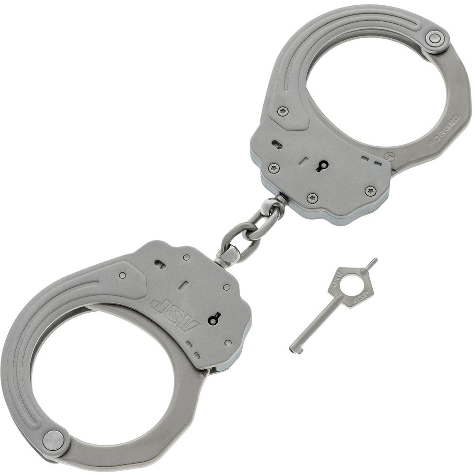 ASP - Sentry Chain Handcuffs, Professional Grade Restraints with Stainless