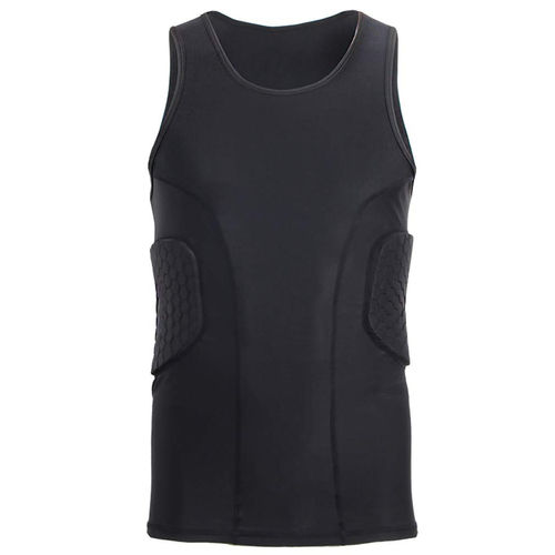 TOPETER - Padded Rib Protector Shirt Hockey Baseball Vest Paintball Gear