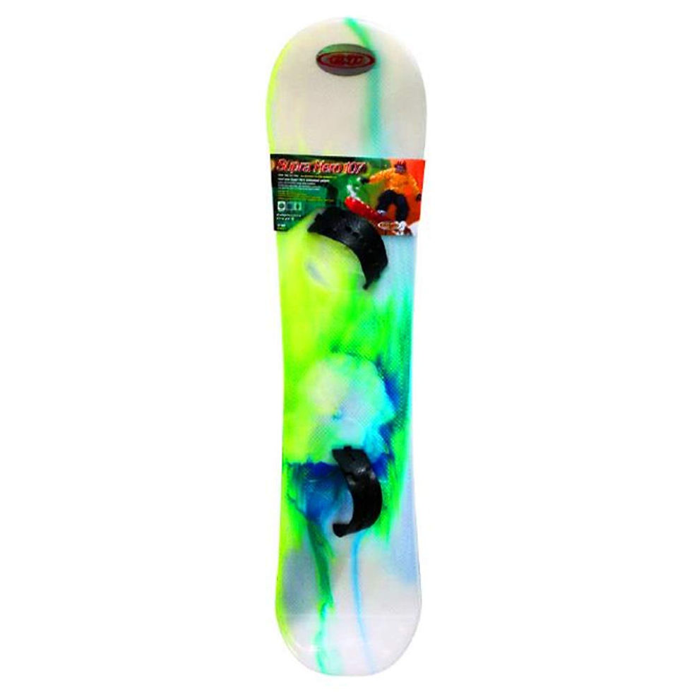 EMSCO GROUP - ESP 107 cm Day Glow Suprahero Snowboard - Starter Board